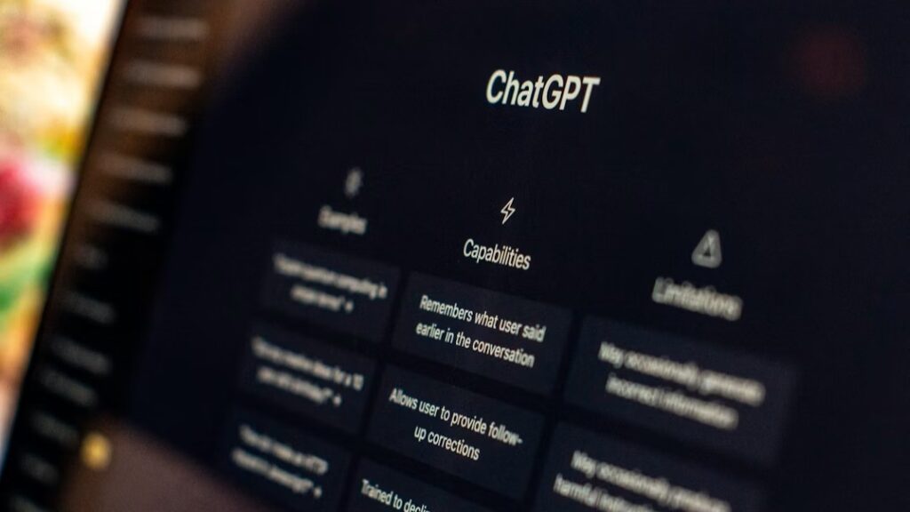 chatgpt screen